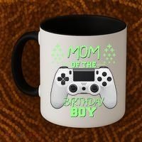 Mom Of The Birthday Boy Coffee Mug thumb 2