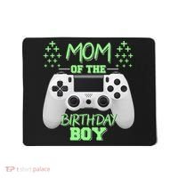 Mom Of The Birthday Boy Mousepad thumb 0