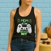 Mom Of The Birthday Boy Women's Tank Top thumb 2