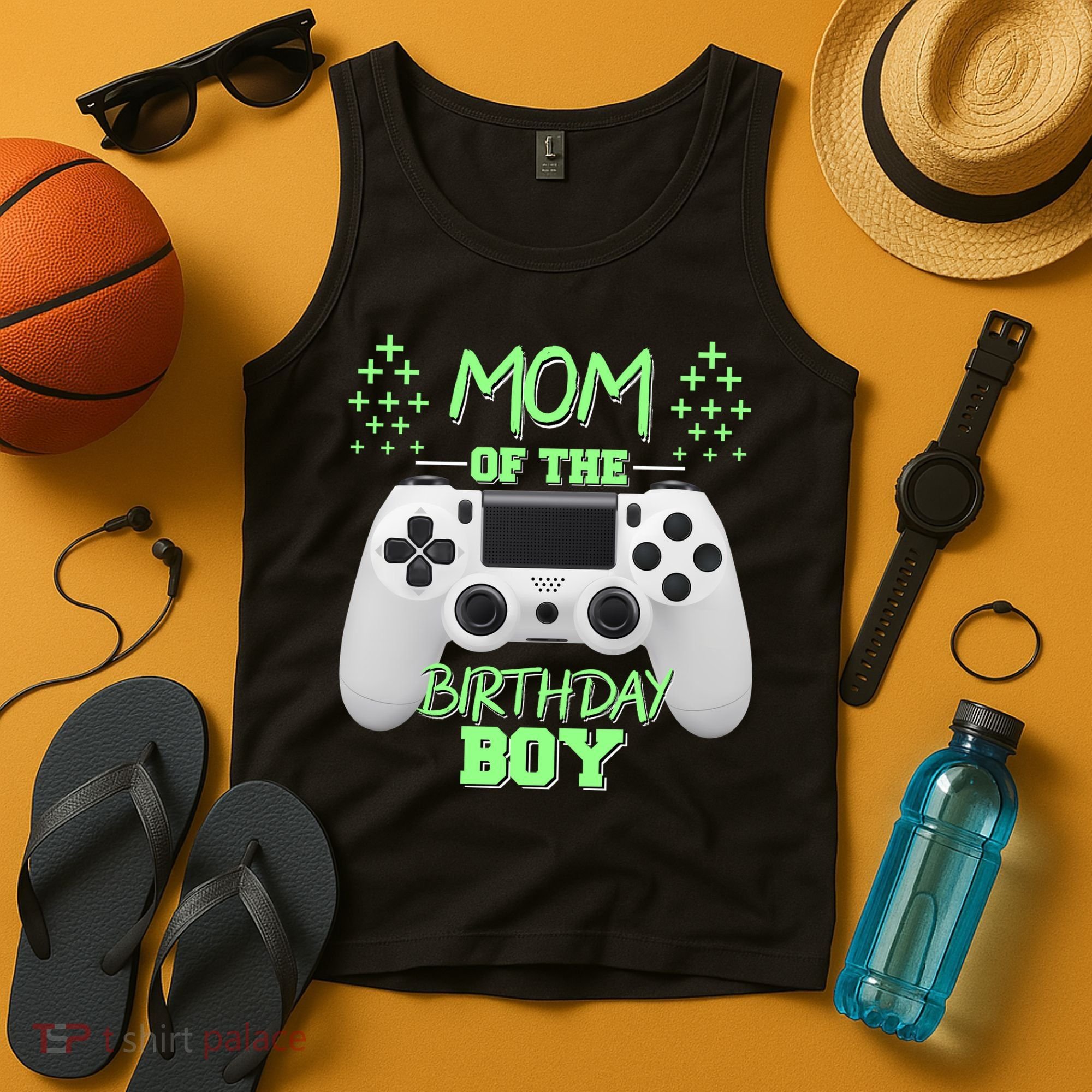 Mom Of The Birthday Boy Tank Top