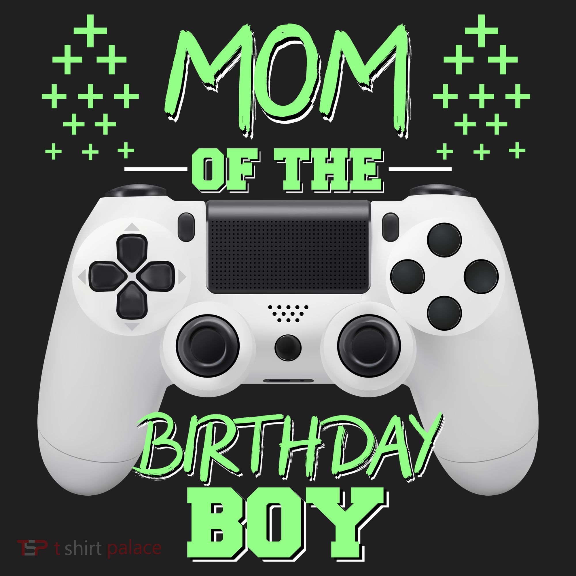 Mom Of The Birthday Boy Golf Towel