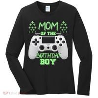 Mom Of The Birthday Boy Women's Long Sleeve Shirt thumb 0