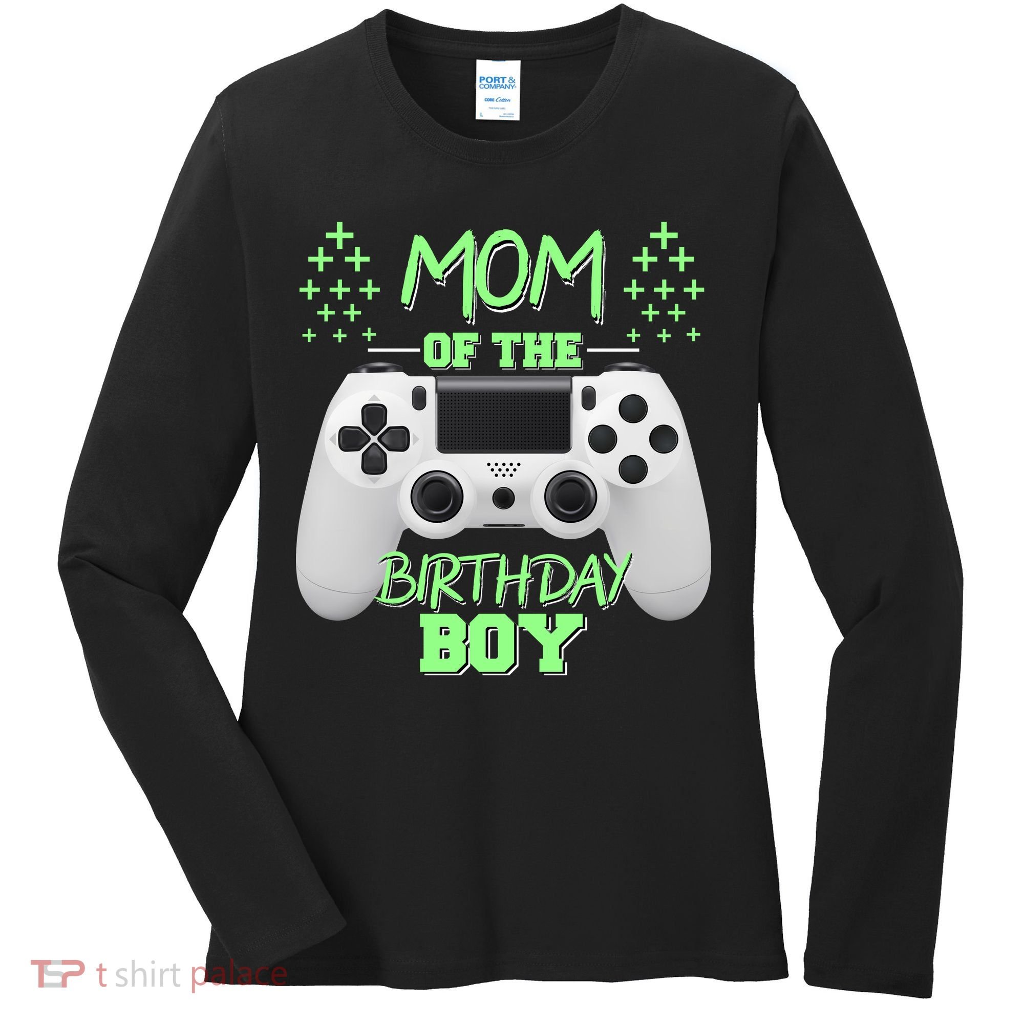 Mom Of The Birthday Boy Women's Long Sleeve Shirt
