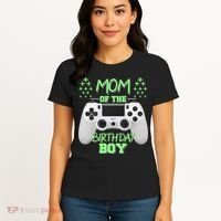 Mom Of The Birthday Boy Women's T-Shirt thumb 4