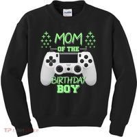 Mom Of The Birthday Boy Kids Sweatshirt thumb 0