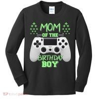 Mom Of The Birthday Boy Kids Long Sleeve Shirt thumb 0