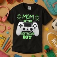 Mom Of The Birthday Boy Kids T-Shirt thumb 3