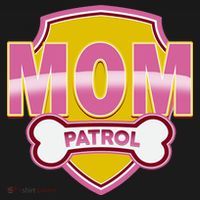 Mom Patrol Dog Mom Ornament thumb 1