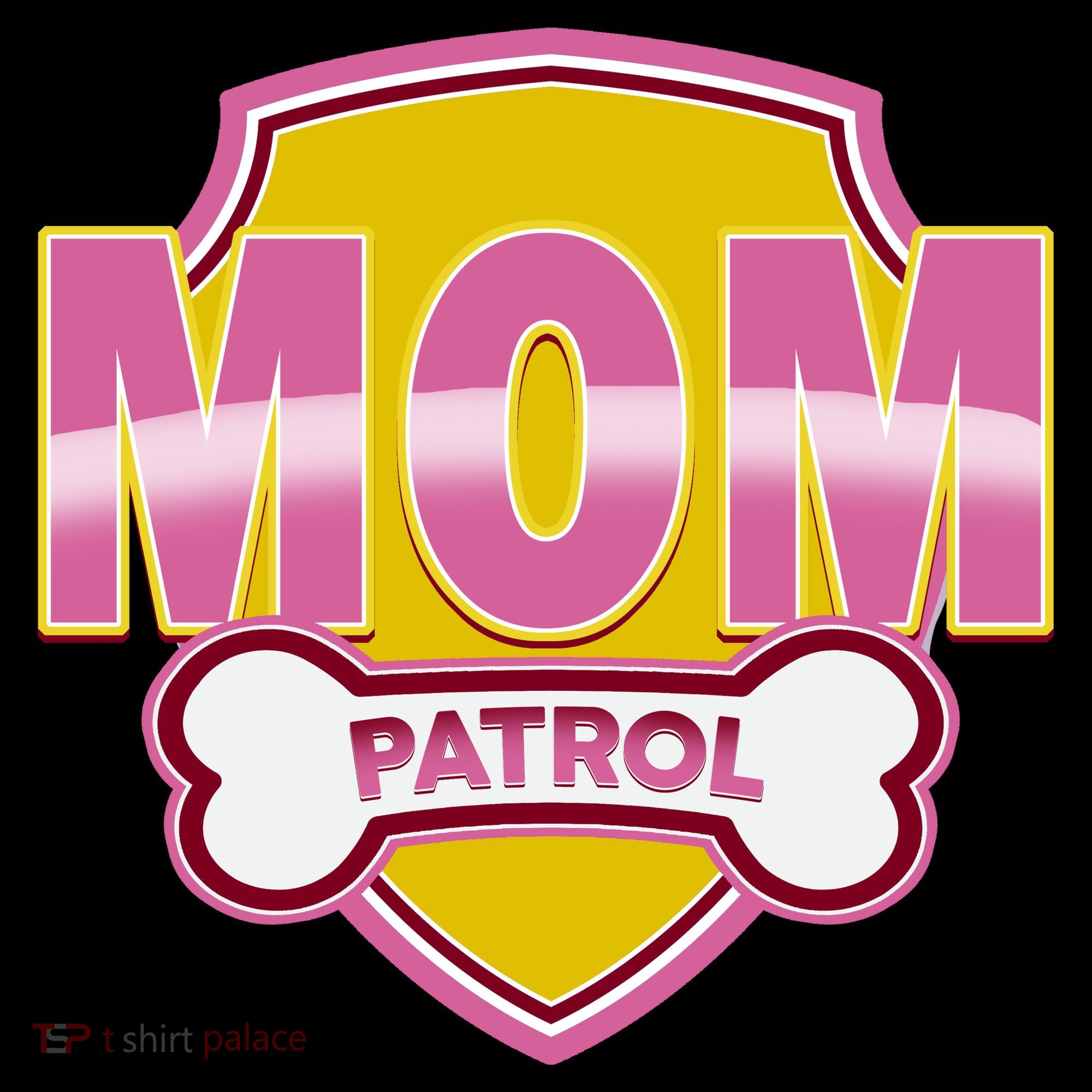 Mom Patrol Dog Mom Ornament