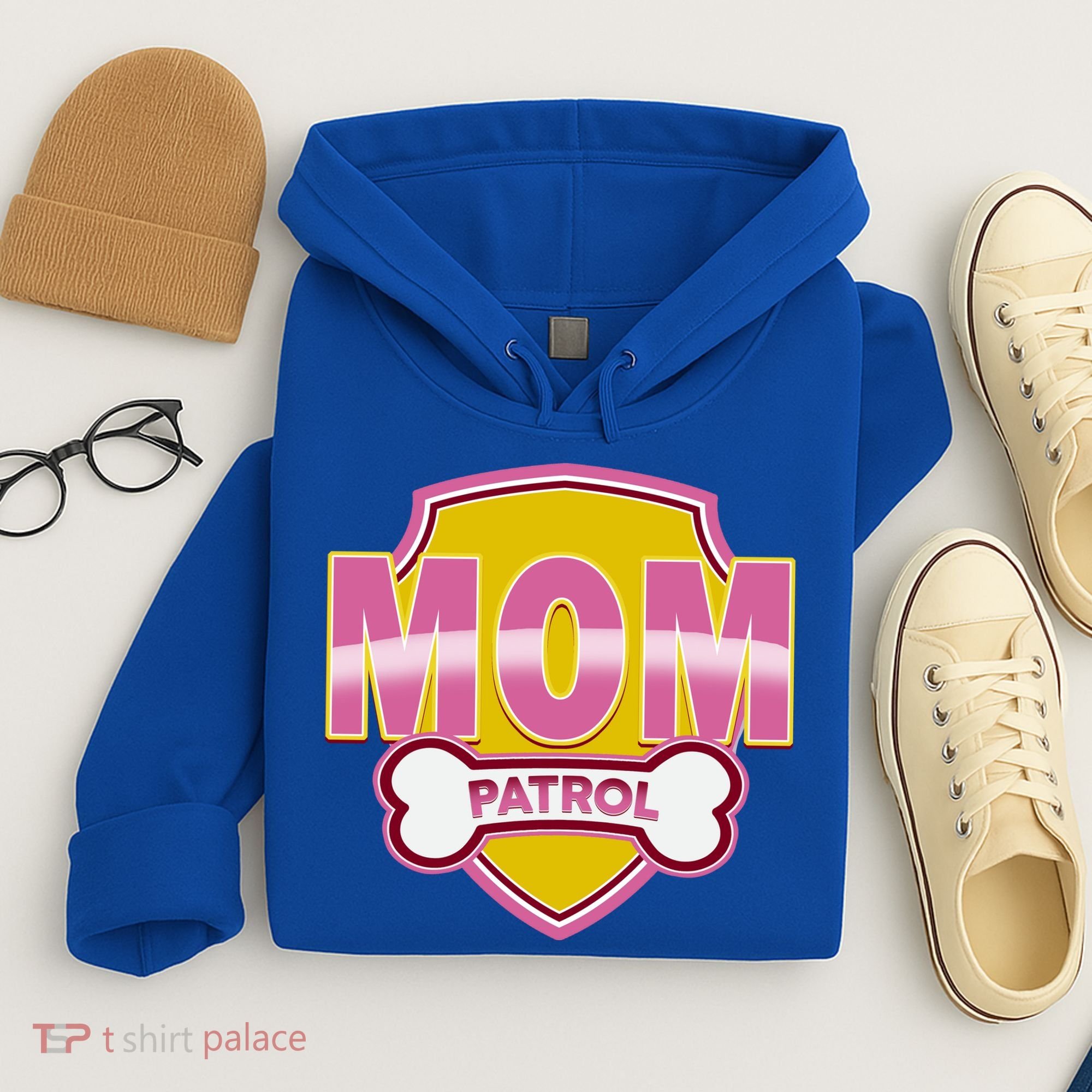 Mom Patrol Dog Mom Hoodie