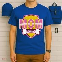 Mom Patrol Dog Mom T-Shirt thumb 6