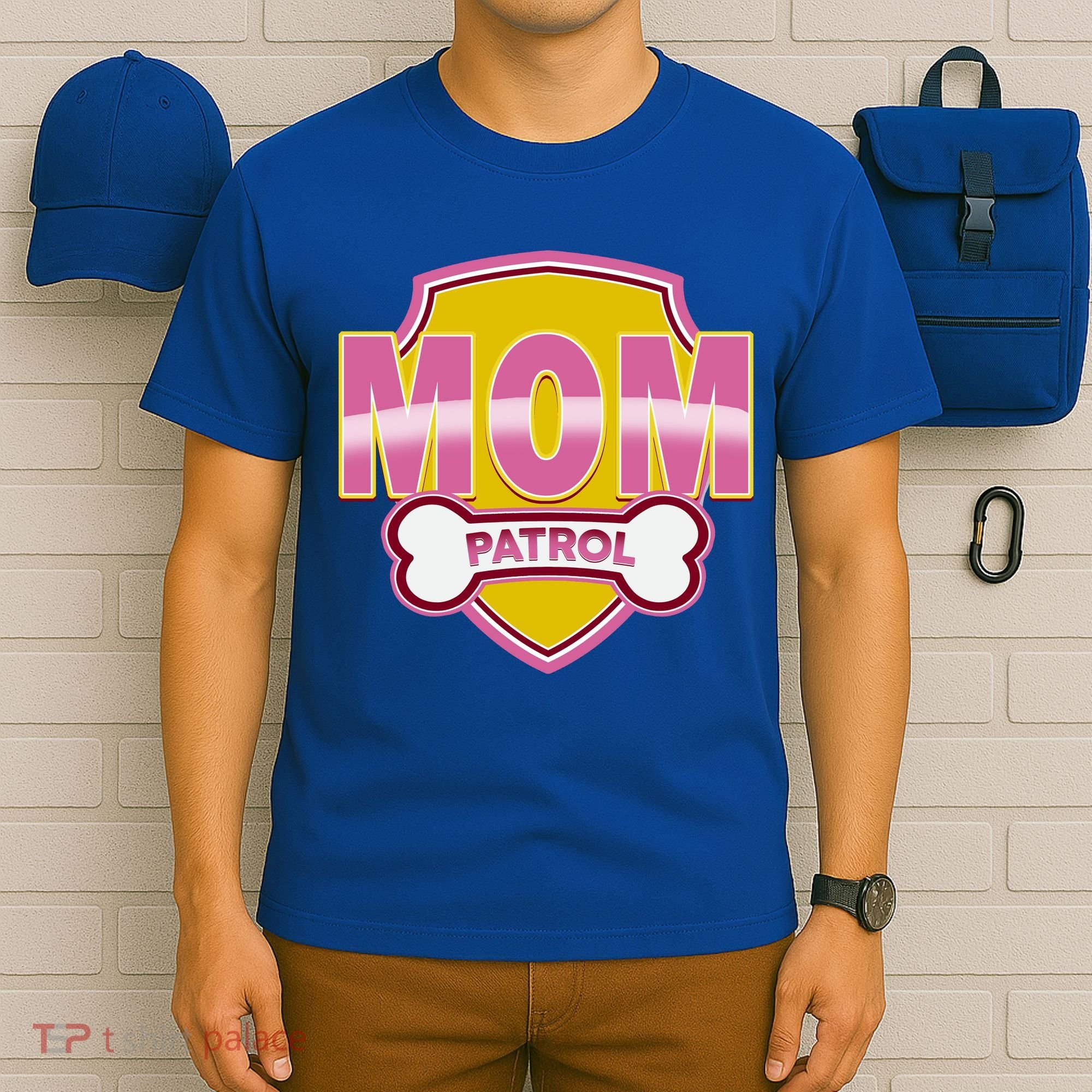 Mom Patrol Dog Mom T-Shirt