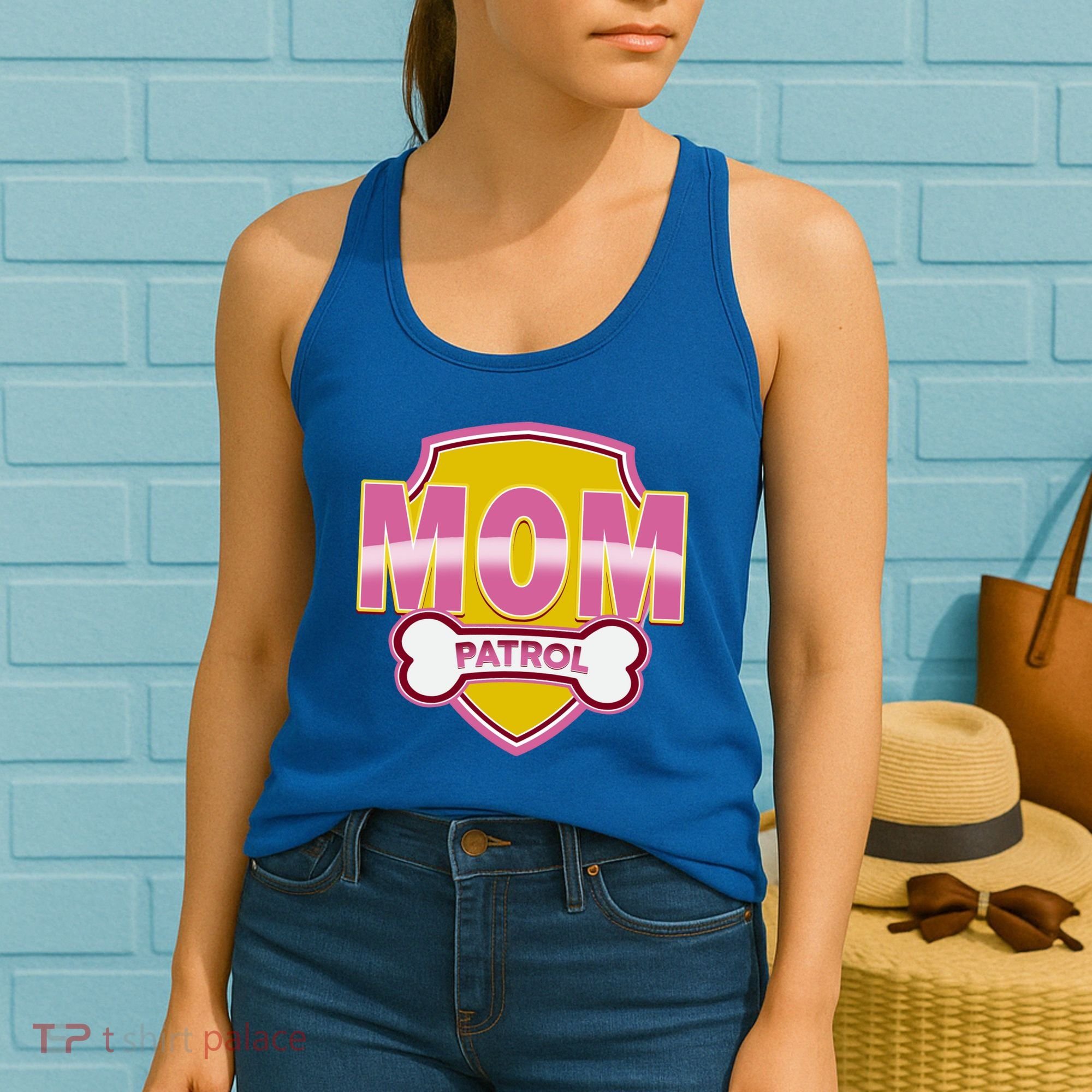 Mom Patrol Dog Mom Women's Tank Top