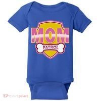Mom Patrol Dog Mom Baby Bodysuit thumb 0