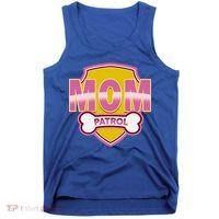 Mom Patrol Dog Mom Tank Top thumb 0
