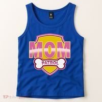Mom Patrol Dog Mom Tank Top thumb 2