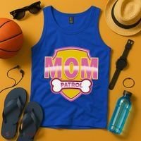 Mom Patrol Dog Mom Tank Top thumb 4