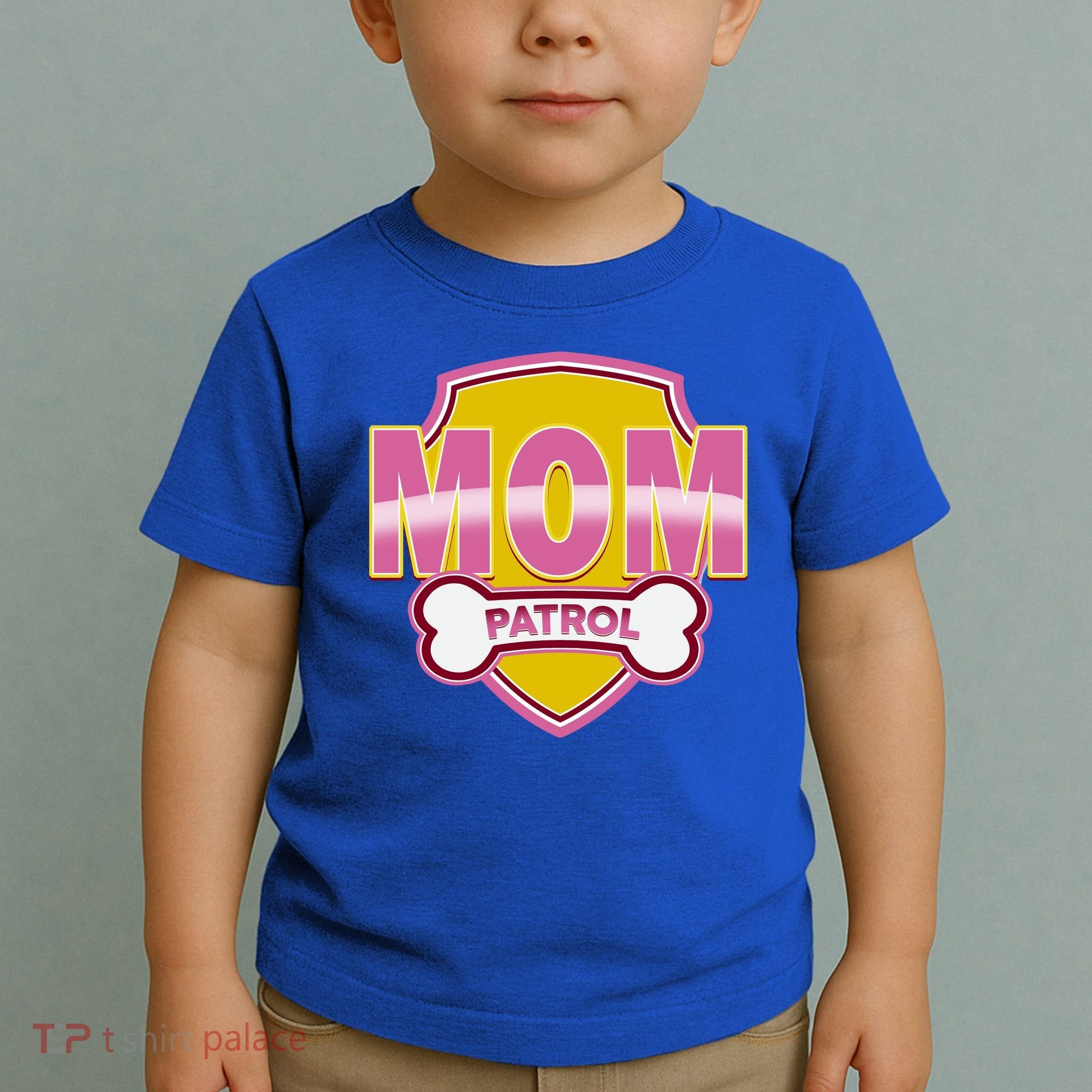 Mom Patrol Dog Mom Toddler T-Shirt
