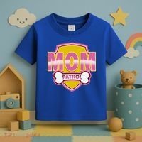 Mom Patrol Dog Mom Toddler T-Shirt thumb 3