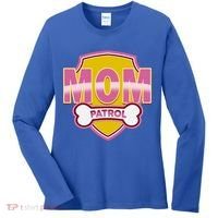 Mom Patrol Dog Mom Women's Long Sleeve Shirt thumb 0
