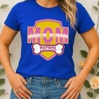 Mom Patrol Dog Mom Women's T-Shirt thumb 2
