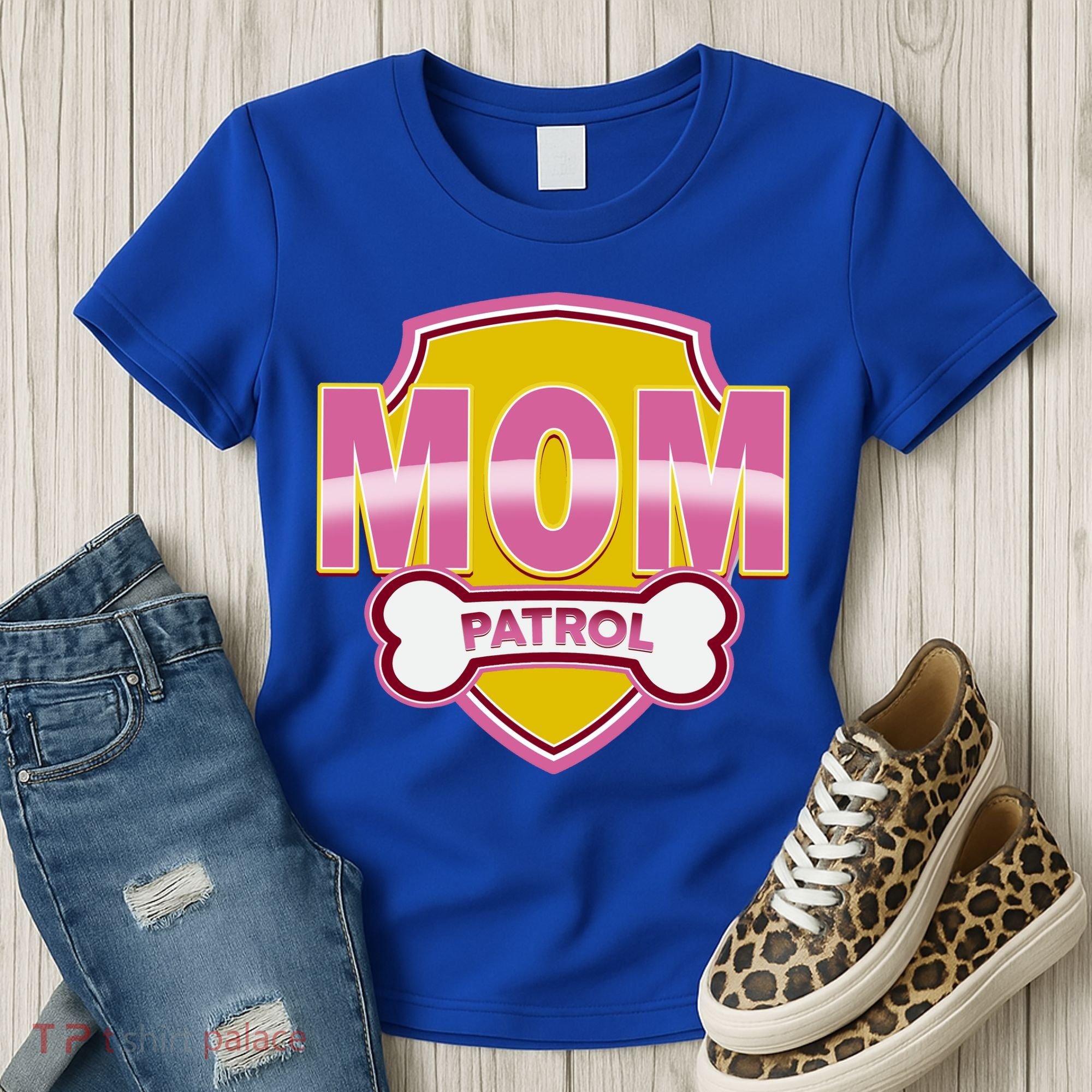 Mom Patrol Dog Mom Women's T-Shirt
