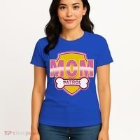 Mom Patrol Dog Mom Women's T-Shirt thumb 4