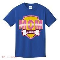 Mom Patrol Dog Mom Kids T-Shirt thumb 0