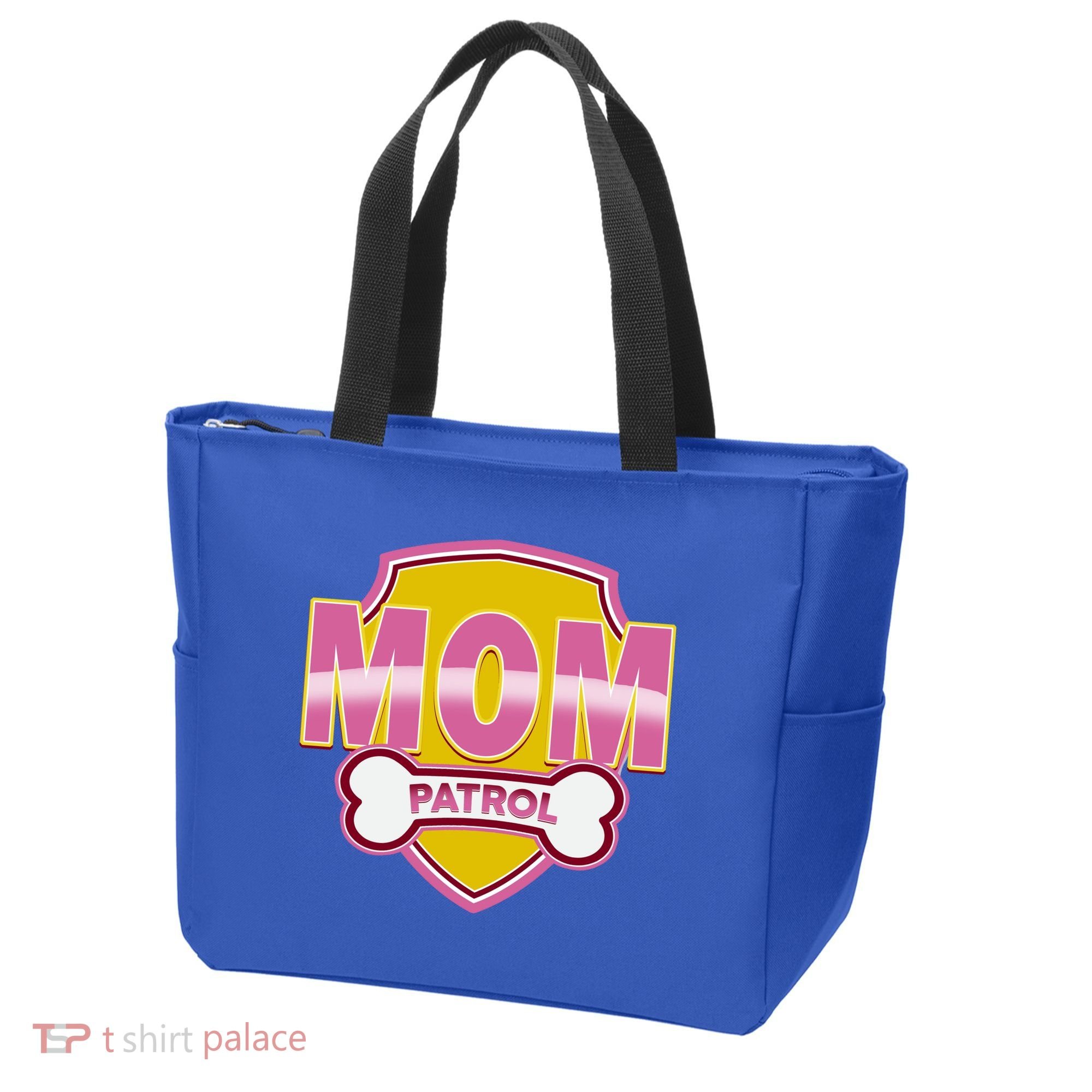 Mom Patrol Dog Mom Tote Bag