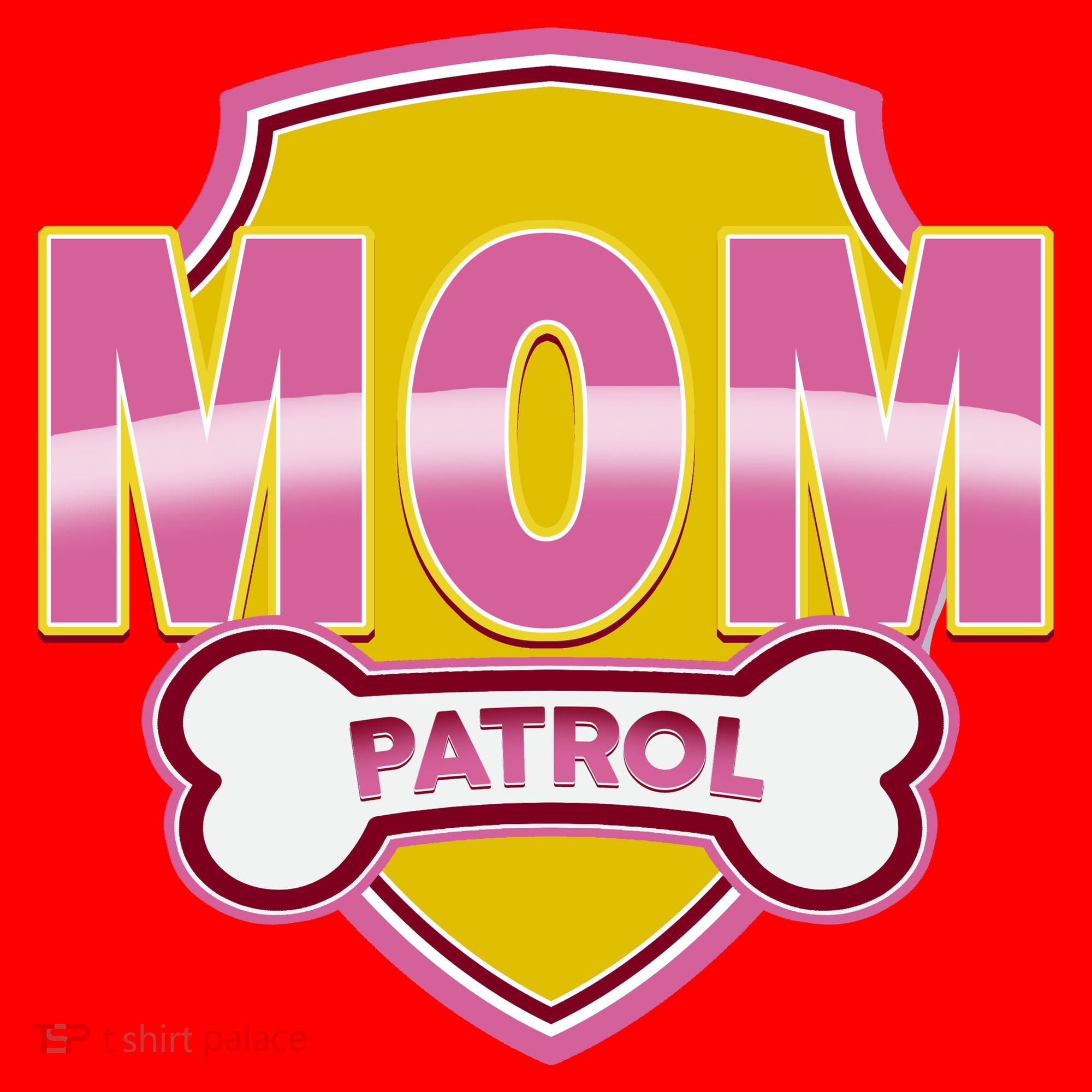 Mom Patrol Dog Mom Santa Hat