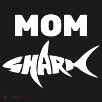 Mom Shark USA-Made Doggie Bandana thumb 2