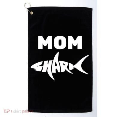 Mom Shark Golf Towel