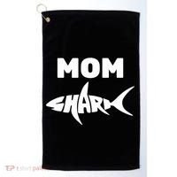 Mom Shark Golf Towel thumb 0