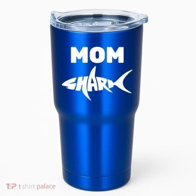 Mom Shark Tumbler