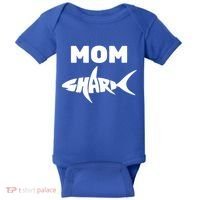 Mom Shark Baby Bodysuit thumb 0