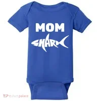 Mom Shark Baby Bodysuit thumb 0
