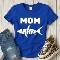 Mom Shark Women's T-Shirt thumb 3
