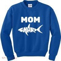 Mom Shark Kids Sweatshirt thumb 0