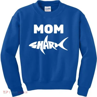Mom Shark Kids Sweatshirt