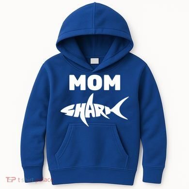 Mom Shark Kids Hoodie