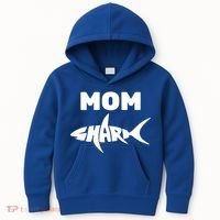 Mom Shark Kids Hoodie thumb 0