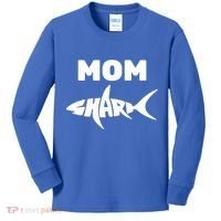Mom Shark Kids Long Sleeve Shirt thumb 0