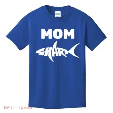 Mom Shark Kids T-Shirt