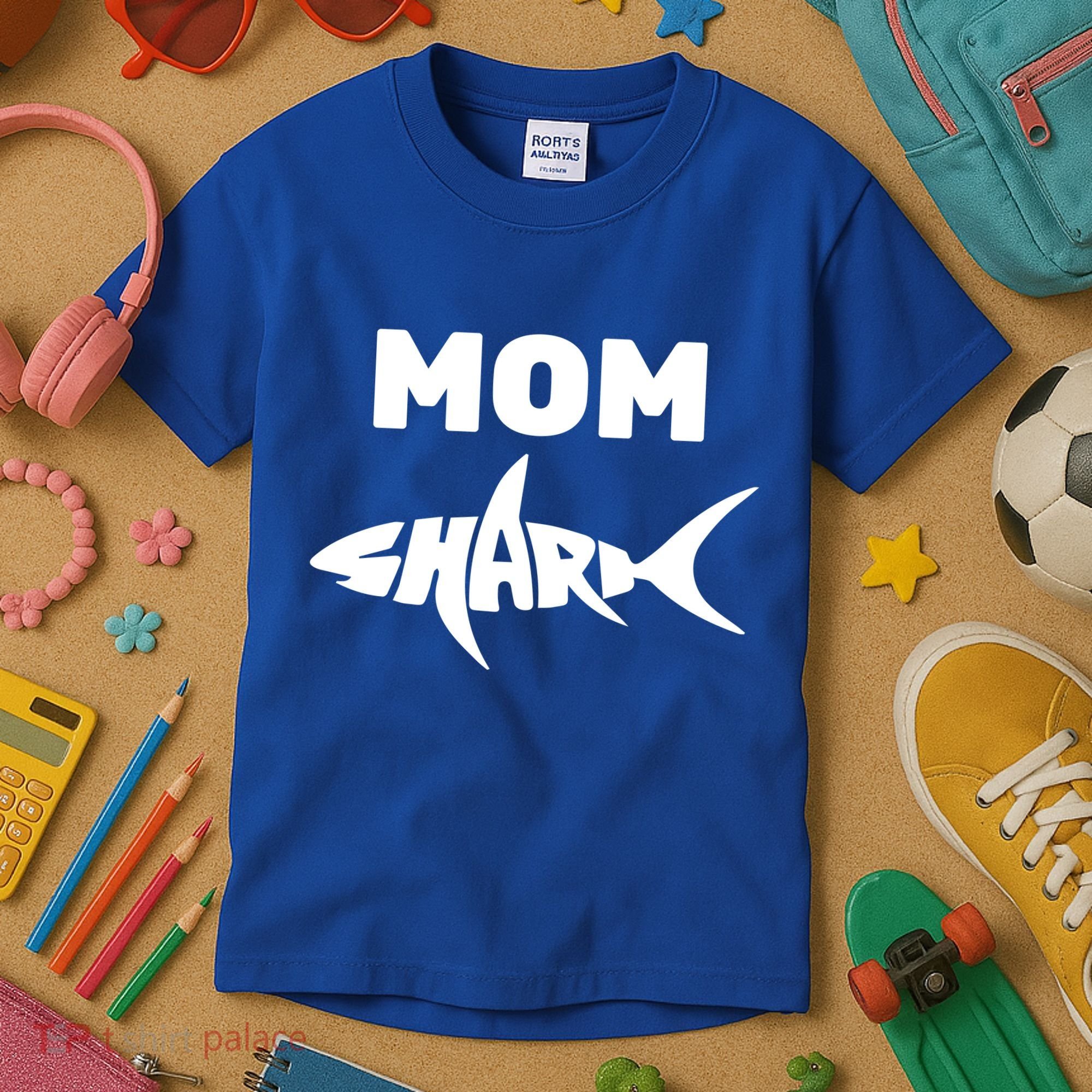 Mom Shark Kids T-Shirt