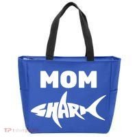 Mom Shark Tote Bag thumb 0