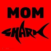 Mom Shark Santa Hat thumb 1