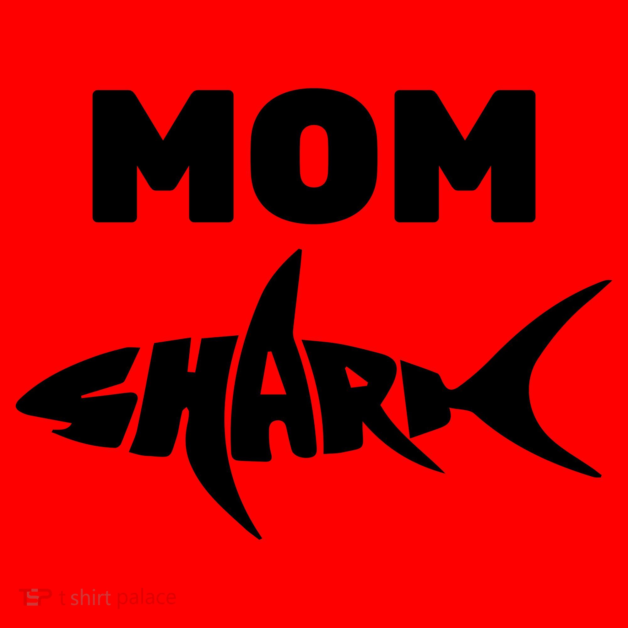 Mom Shark Santa Hat