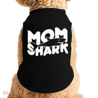 Mom Shark Funny Cute Doggie Tank