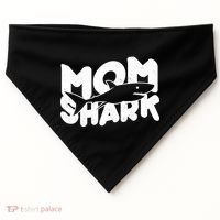 Mom Shark Funny Cute USA-Made Doggie Bandana thumb 0