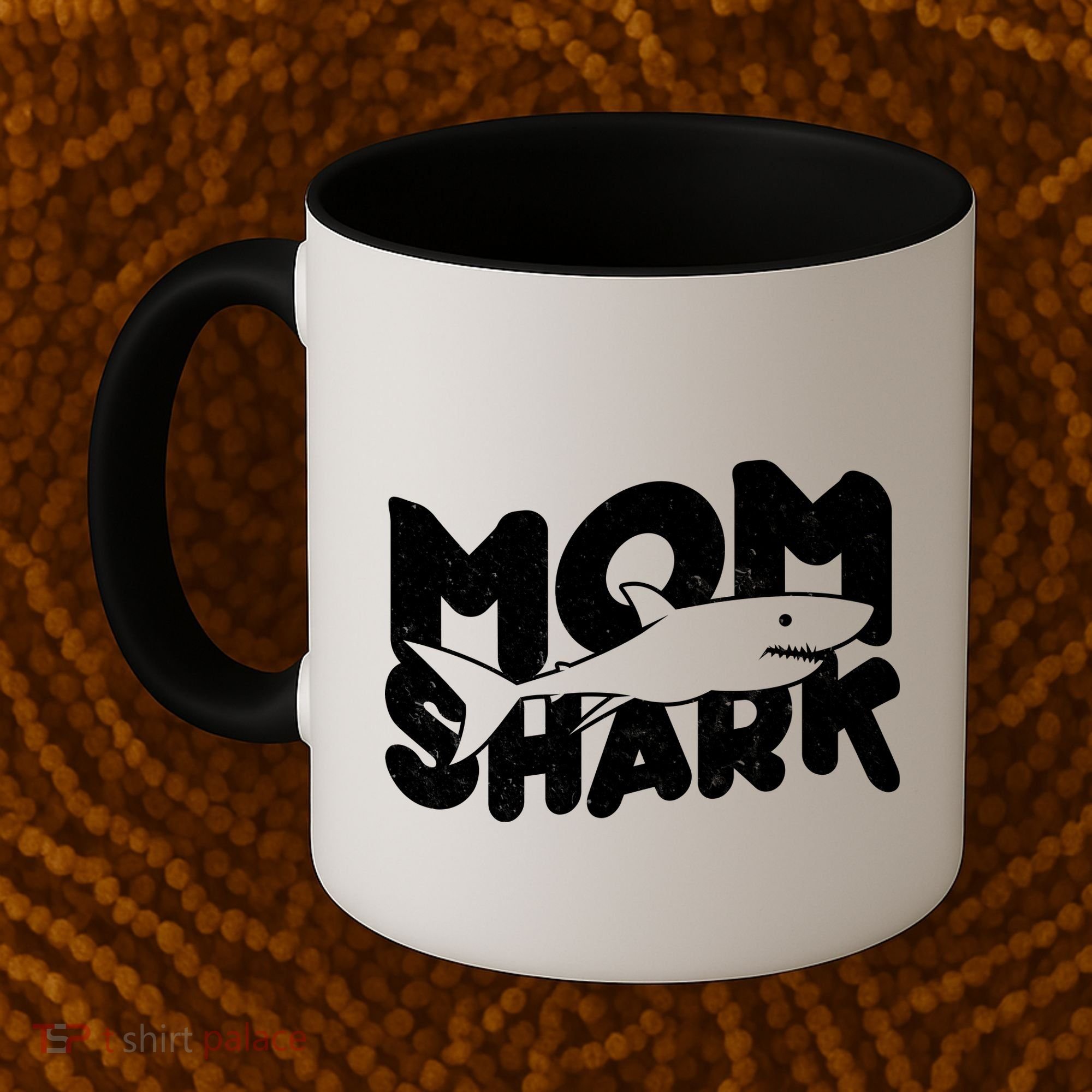 Mom Shark Funny Cute Coffee Mug